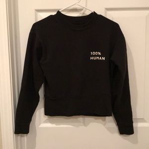 Everlane 100% human sweatshirt